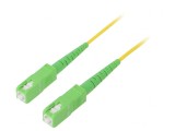 Patch cord fibră optică OS2 SC/APC 5m LSZH, Logilink
