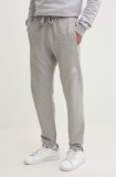 adidas pantaloni de trening din bumbac ALL SZN culoarea gri, melanj, IY6558