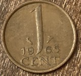 C50 - Moneda foarte veche - Olanda - 1 cent - 1965