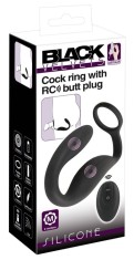 Vibrator pentru prostata si perineu cu inel pentru penis Cock ring with RC butt