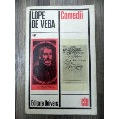 COMEDII de LOPE DE VEGA , 1972 *VOLUMUL CUPRINDE CINCI PIESE