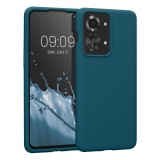 Husa Kwmobile pentru OnePlus Nord 2T, Silicon, Verde, 58764.57, Carcasa