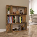 vidaXL Bibliotecă/Separator stejar fumuriu 80x24x96cm lemn prelucrat
