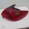Stop spate lampa Peugeot 207 (W), 07.2009-12.2013, Cabrio, Hatchback, partea Stanga, P21W+PY21W+R10W; rosu-alb; fara soclu bec ; Omologare: ECE, DEPO