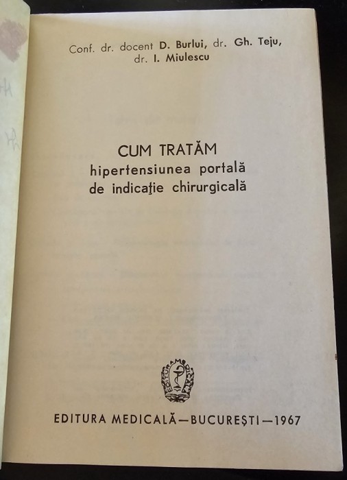 Cum tratam hipertensiunea portala de indicatie chirurgicala