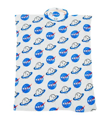 Perna si patura 2 in 1 pentru copii model Nasa 100 x 125 cm foto