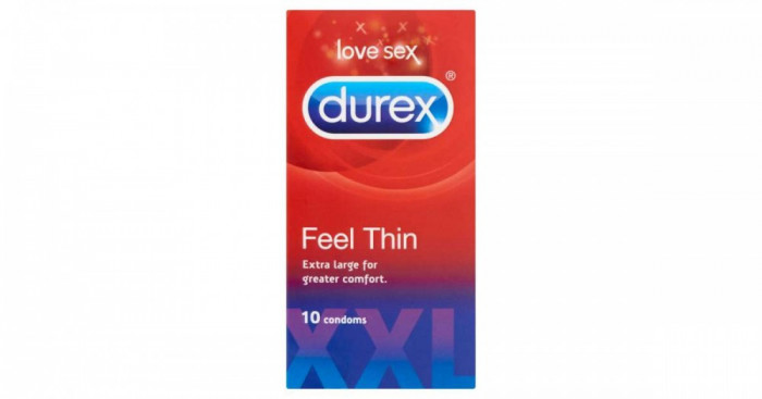 Durex Feel Thin XL &Oacute;vszer 10db