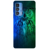 Husa compatibila cu Motorola Edge 20 Lite model Night hunter, Silicon, TPU, Viceversa, Transparent, Carcasa