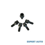 Prezoane jante aluminiu m12x1,5mm negre ( con drept ) 26mm Alta marca Alt model #7