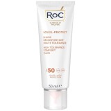 Fluid reconfortant cu SPF 50 Soleil Protect, 50ml, Roc