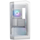 Carcasa MSI MAG PANO M100R PZ WHITE, mATX, RGB, Alb