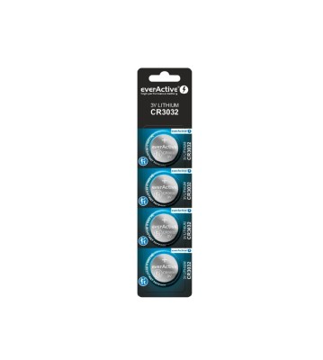 Set 4 baterii litiu mini everActive CR3032 foto