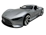 Macheta Mercedes Benz AMG Vision GT argintiu 1:32 replica sunete lumini deschide usi