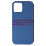 Husa Silicon iPhone 12 Albastru, High Copy, Protectie Premium
