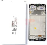 LCD+Touchscreen cu Rama Samsung Galaxy M32 / M325 BLACK Original Service Pack