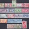 DB1 Bermuda 1953 Pasari Corabii Uzuale 19 v. MNH incl. 1/3 ambele variante.