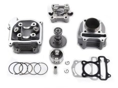 Kit Cilindru Set Motor + Chiuloasa Scuter Kymco Kimco Agility 4T 49cc 50cc 39mm