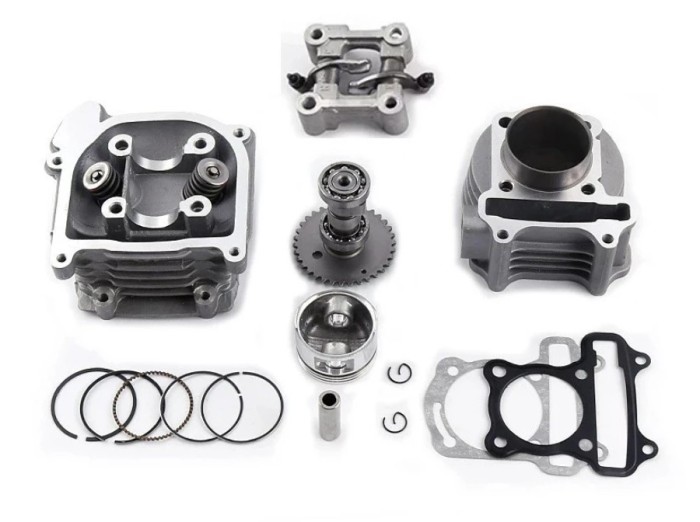 Kit Cilindru Set Motor + Chiuloasa Scuter Sym 4T 60cc - 44mm