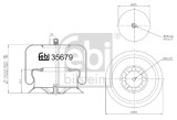 FEBI BILSTEIN 35679 Burduf, suspensie pneumatica