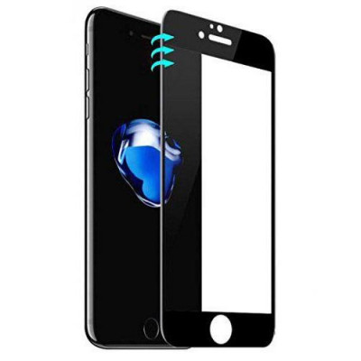 Folie Sticla Tempered Glass iPhone 6 6s Black 4D/5D Full Glue Fullcover foto