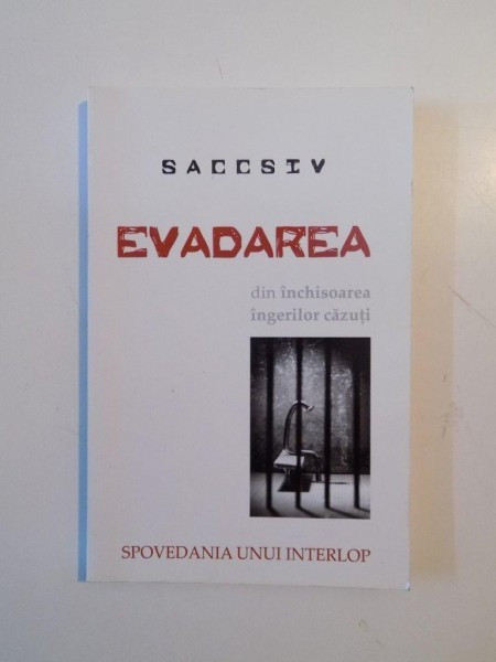 EVADAREA DIN INCHISOAREA INGERILOR CAZUTI , SPOVEDANIA UNUI INTERLOP de SACCSIV , INTERVIU REALIZAT de DANION VASILE , 2009