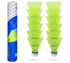 Set 12 Fluturasi de badminton Baozun, verde - RESIGILAT foto