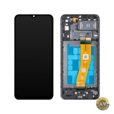 Display cu Touchscreen MP compatibil cu Samsung Galaxy A04e A042 cu Rama Negru
