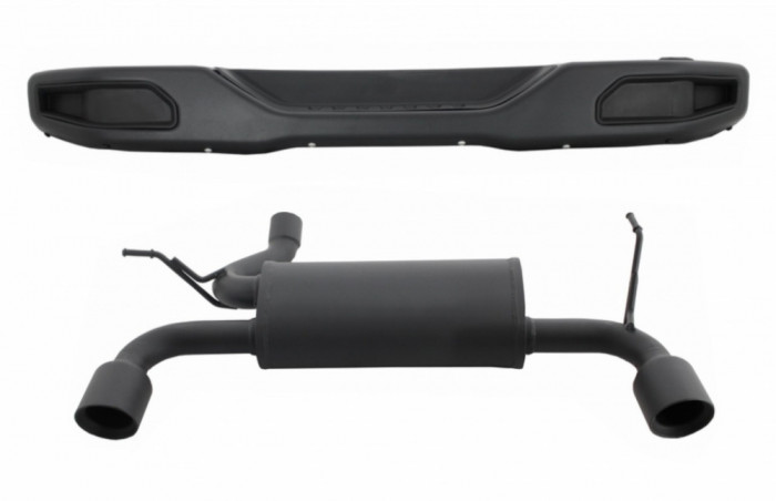 Bara Spate si Sistem de evacuare dubla JEEP Wrangler / Rubicon JK (2007-2017) Performance AutoTuning