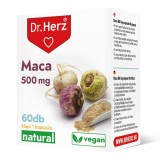 Capsule vegane cu extract de maca 500 mg Dr Herz 60 buc