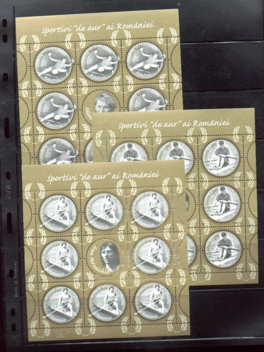 ROMANIA 2004 - SPORTIVI DE AUR AI ROMANIEI, MINICOLI, MNH - LP 1670b