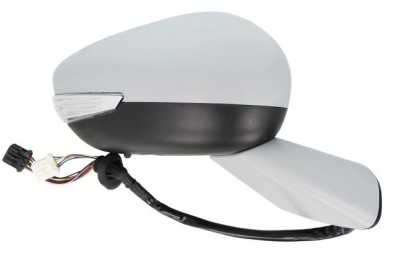 Oglinda exterioara Citroen C4 Picasso, 06.2013-, Dreapta, reglare electrica; grunduit; incalzita; geam convex; cromat; senzor temperatura; pliere ele foto