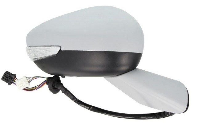 Oglinda exterioara Citroen C4 Picasso, 06.2013-, Dreapta, reglare electrica; grunduit; incalzita; geam convex; cromat; senzor temperatura; pliere ele