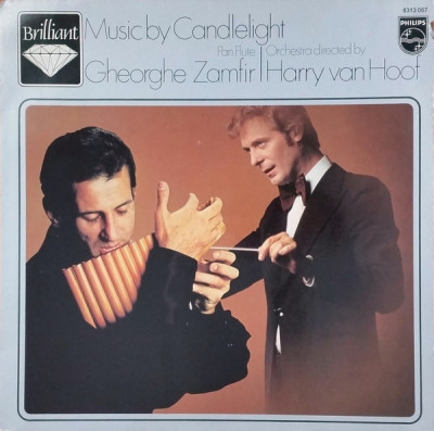 Vinil Gheorghe Zamfir Pan Flute | Orchestra Harry &amp;ndash; Music By Candlelight (-VG) foto