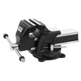 Menghina rotativa de banc turnata, 100 mm 4", din fonta, cu nicovala, Premium Line, Verke