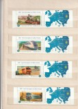 ROMANIA 2021 LP 2338 ANUL EUROPEAN AL CAILOR FERATE SERIE CU VINIETA MNH NESTAMPILATA