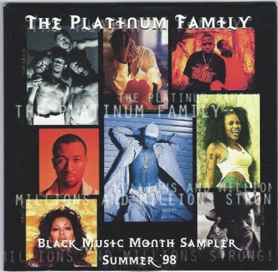 CD The Platinum Family - Black Music Month Sampler Summer &amp;#039;98, original foto