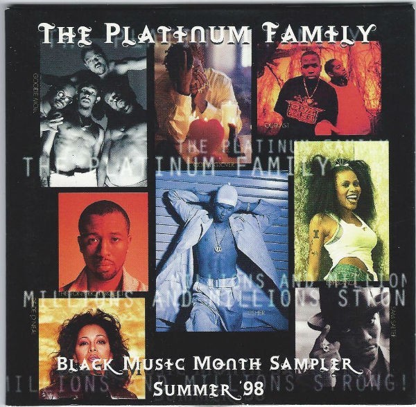 CD The Platinum Family - Black Music Month Sampler Summer &#039;98, original