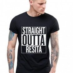 Tricou negru barbati - Straight Outta Resita - 2XL