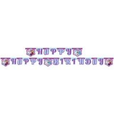 Banner litere Happy Birthday Frozen 210 cm