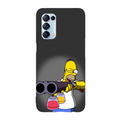 Husa compatibila cu Oppo Find X5 model Homer Simson Painting, Silicon, TPU, Viceversa foto