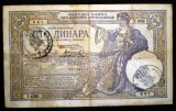 381 YUGOSLAVIA JUGOSLAVIA IUGOSLAVIA 100 DINARA DINARI 1929/b SR. 961 VERIFICATO