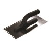Gletiera inox, Painter, zimti, 10x10 mm, 13x27 cm, maner plastic, negru GartenVIP DiyLine