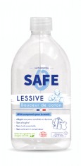 Detergent bio pentru rufe cu parfum de bumbac fara alergeni, 1000ml, Safe