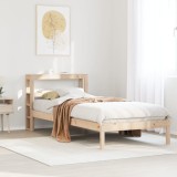 Cumpara ieftin Cadru de pat fără saltea, 90x200 cm, lemn masiv pin