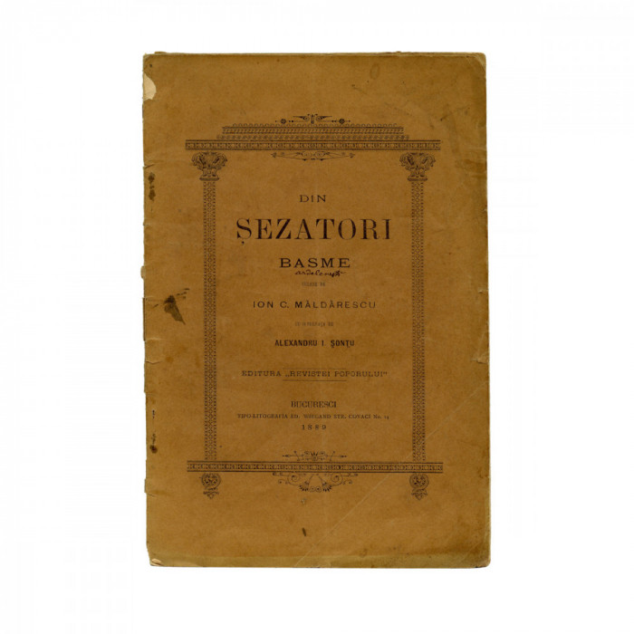 Ion C. Măldărescu, Din șezători. Basme, 1889