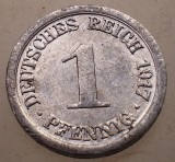 7.479 GERMANIA WWI 1 PFENNIG 1917 E XF