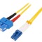 Patch Cord Fibră Optică OS2 LC/UPC-SC/UPC 10m Galben LSZH