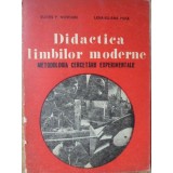 DIDACTICA LIMBILOR MODERNE. METODOLOGIA CERCETARII EXPERIMENTALE-EUGEN P. NOVEANU, LIGIA-IULIANA PANA-234767