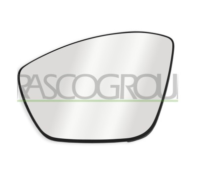 Geam oglinda exterioara OPEL MOKKA, 12.2020-; PEUGEOT 508, 09.2018-06.2023, partea stanga, View Max, cu incalzire; sticla convexa; sticla crom; pentr foto