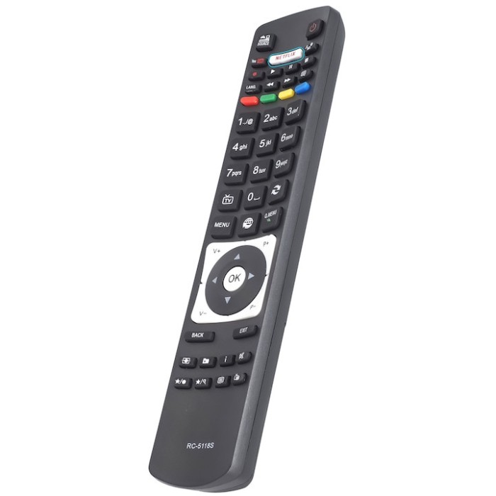Telecomanda , Compatibila Wellington WL32FHD289SW, WL32HD279SW, WL43FHD279SW, WL55UHDV296SW, neagra, RC5118